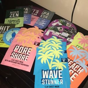 16 VS pink face masks